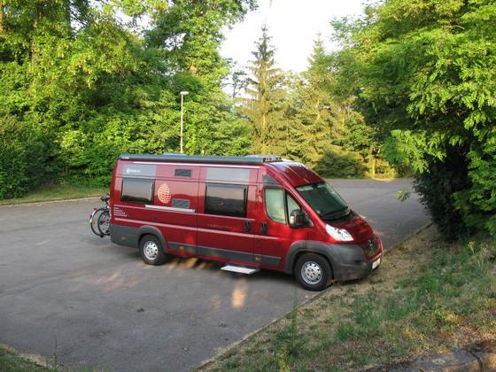 Parkplatz an der Burg