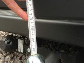 Abstand 9,5 cm