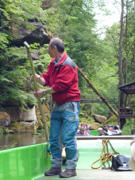 Bootsfahrt in der "wilden Klamm"