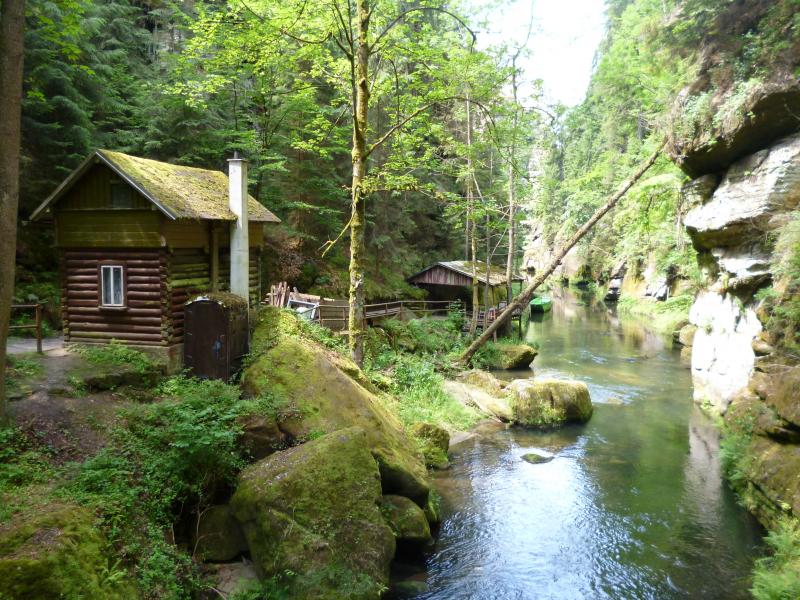 "obere" Bootsanlagestelle in der "wilden Klamm"