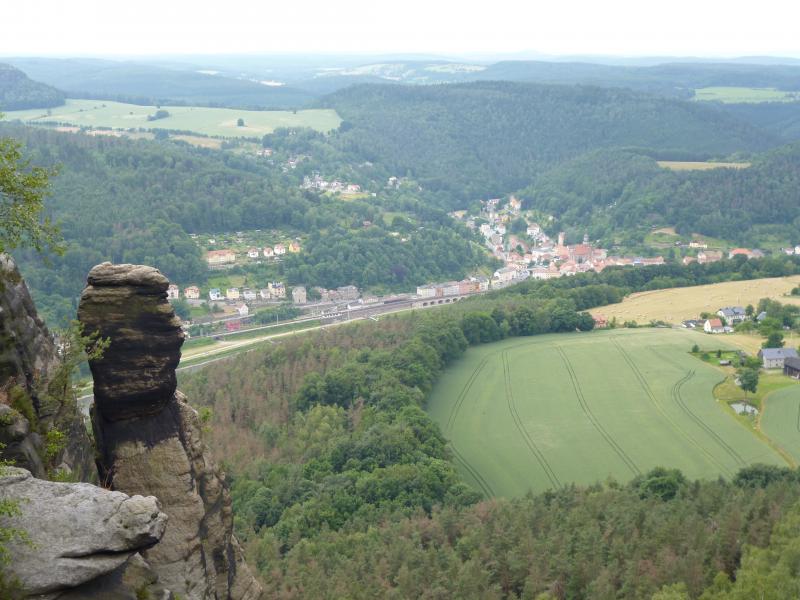 Aussicht vom Lilienstein