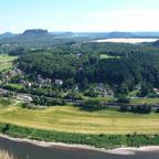 von der Bastei auf die Elbe