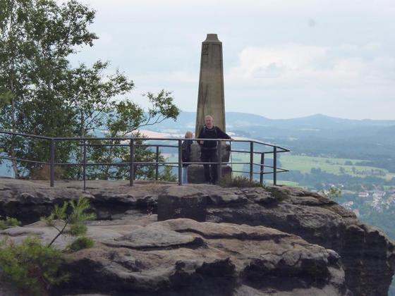 Obelisk auf dem Lilienstein